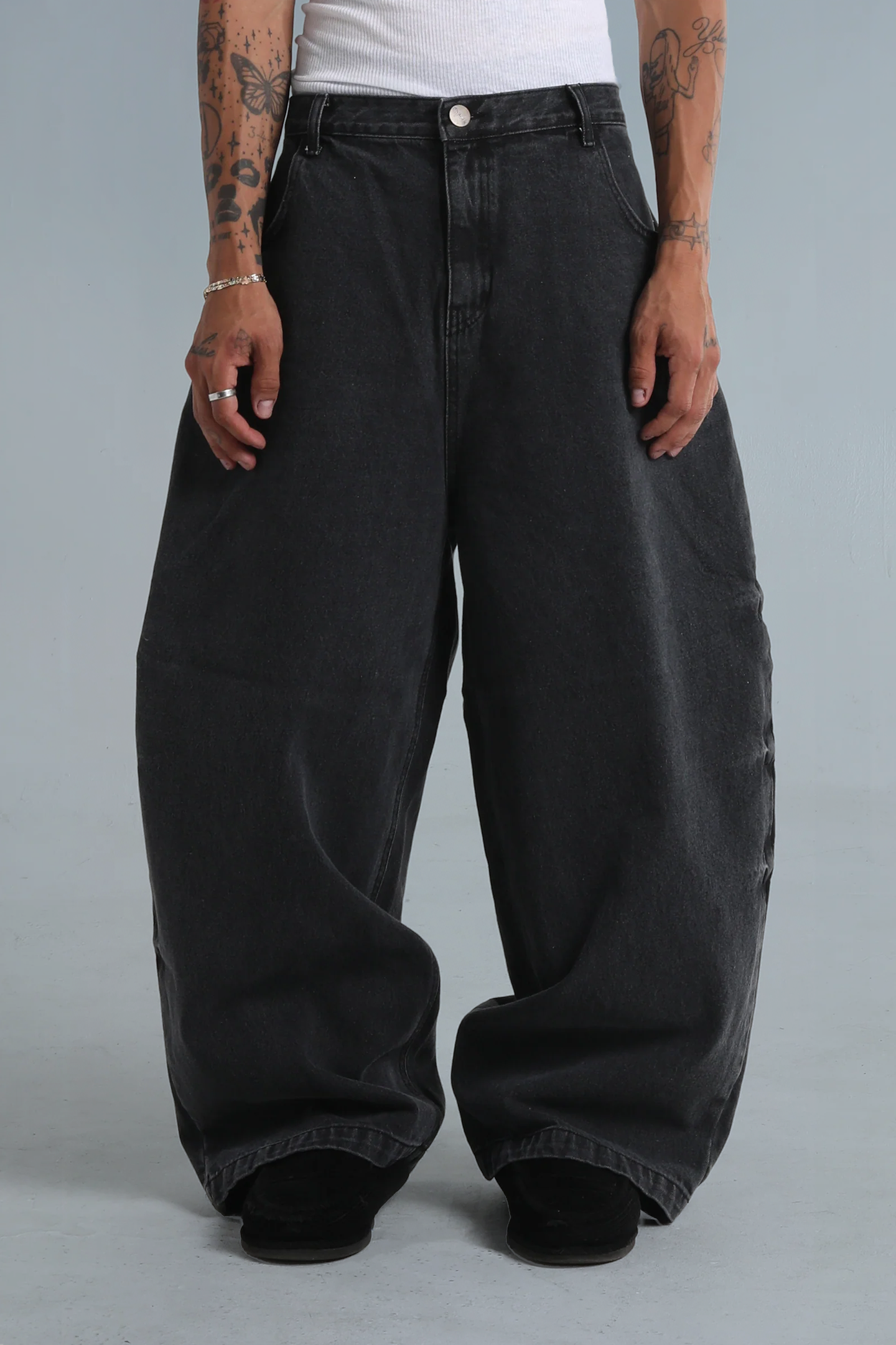 Shaka Wear Balloon Denim Pants