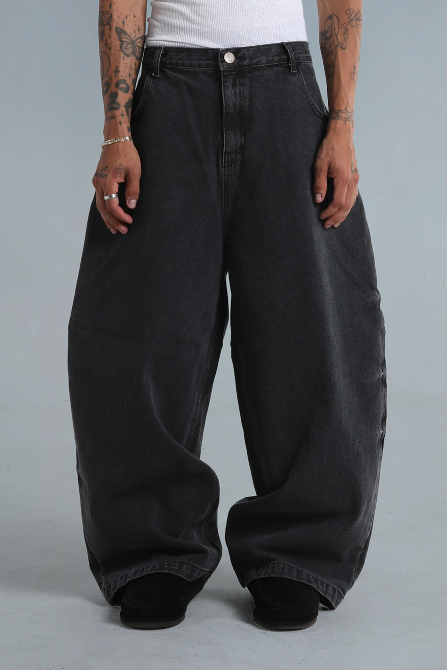 Shaka Wear Balloon Denim Pants