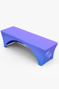 8ft Custom Printed Fitted Stretch Table Cover