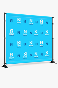 Step and Repeat Backdrop Display - The Lemon Print & Design Studio 