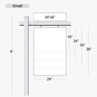 Real Estate PVC Post Sign