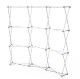 8ft Curve Velcro Fabric Pop Up Display - The Lemon Print | Online Marketing and T-Shirt Print Shop | Miami, Florida