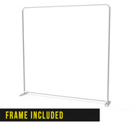 8ft Straight Tension Fabric Display - The Lemon Print | Online Marketing and T-Shirt Print Shop | Miami, Florida