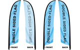 Tent Flag - Feather - The Lemon Print | Online Marketing and T-Shirt Print Shop | Miami, Florida