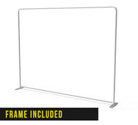10ft Straight Tension Fabric Display - The Lemon Print | Online Marketing and T-Shirt Print Shop | Miami, Florida
