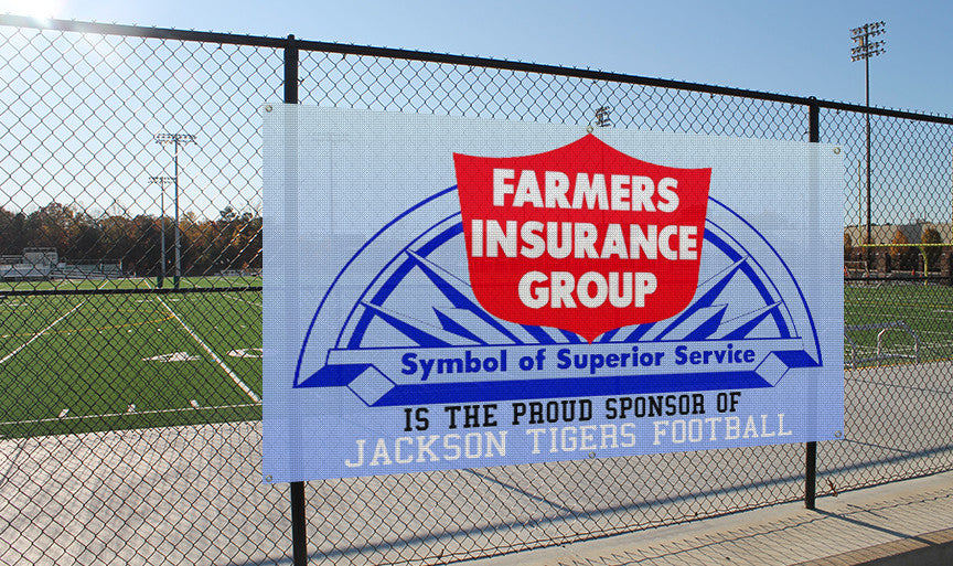 custom printed mesh banner sign in miami florida
