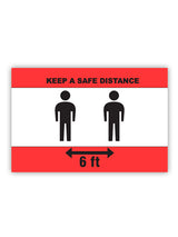 Social Distancing Floor Graphics