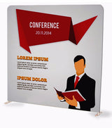 8ft Straight Tension Fabric Display - The Lemon Print | Online Marketing and T-Shirt Print Shop | Miami, Florida