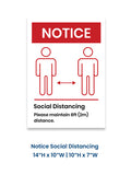 Social Distancing Decals