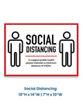 Social Distancing Decals