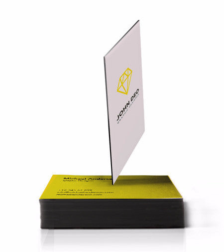 EDGE 32pt Black Square Cards  2'' x 2'' - The Lemon Print | Online Marketing and T-Shirt Print Shop | Miami, Florida