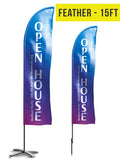 Feather Flag - 15ft - The Lemon Print | Online Marketing and T-Shirt Print Shop | Miami, Florida
