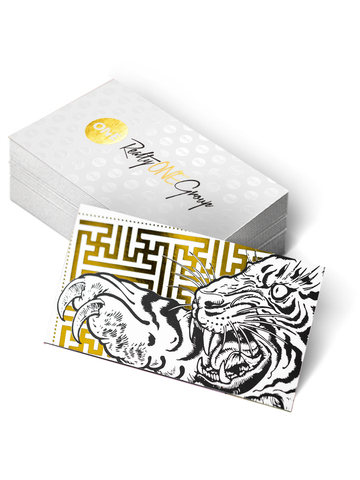 Metallic Business Cards - The Lemon Print | Online Marketing and T-Shirt Print Shop | Miami, Florida