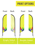 Feather Flag - 15ft - The Lemon Print | Online Marketing and T-Shirt Print Shop | Miami, Florida