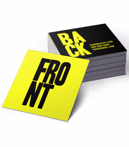 Standard Square Cards  2'' x 2'' - The Lemon Print | Online Marketing and T-Shirt Print Shop | Miami, Florida