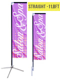 Straight Flag - 11.8ft - The Lemon Print | Online Marketing and T-Shirt Print Shop | Miami, Florida
