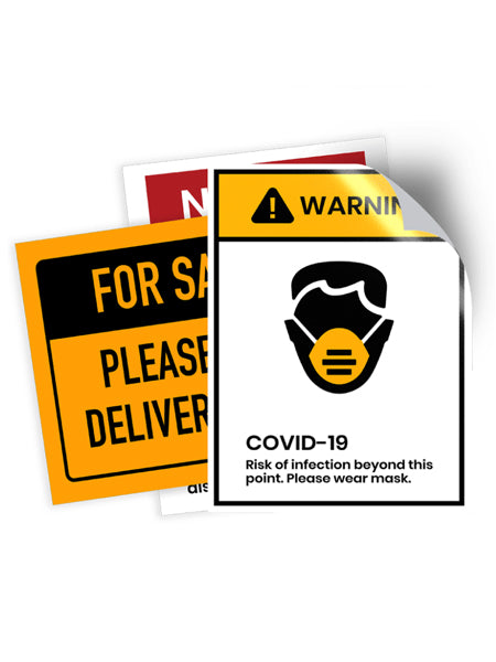 Social Distancing Decals